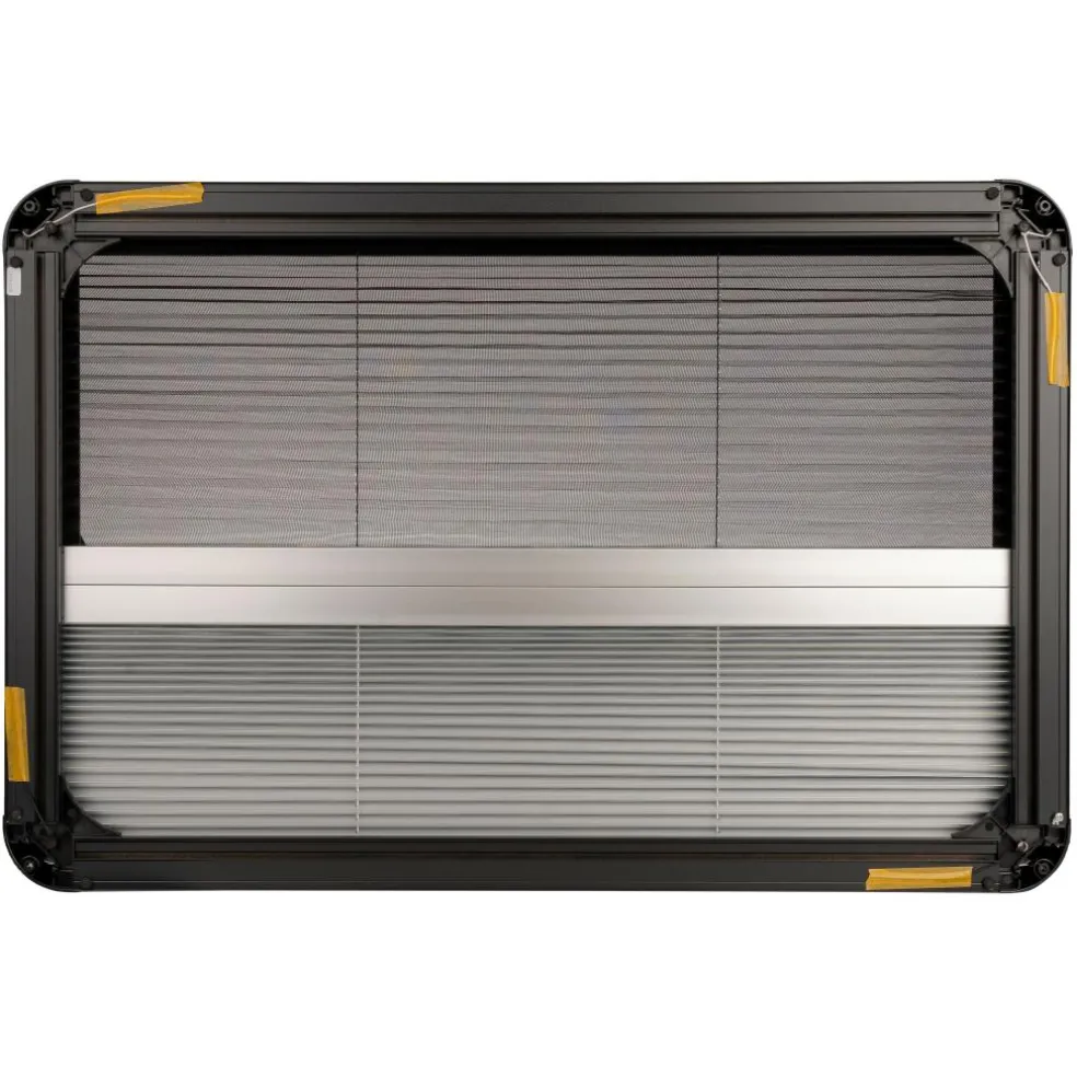 DWS Camping Rechthoekig klapraam inclusief combihor zwart 900 x 500 mm