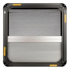 DWS Camping  Rechthoekig klapraam inclusief combihor zwart  500 x 500 mm