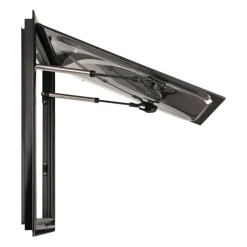 DWS Camping  Rechthoekig klapraam inclusief combihor zwart 350 x 500 mm