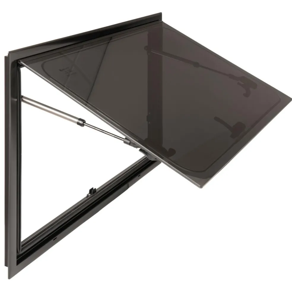 DWS Camping Rechthoekig klapraam inclusief combihor zwart 700 x 450 mm