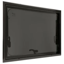 DWS Camping  Rechthoekig klapraam inclusief combihor zwart  800 x 400 mm