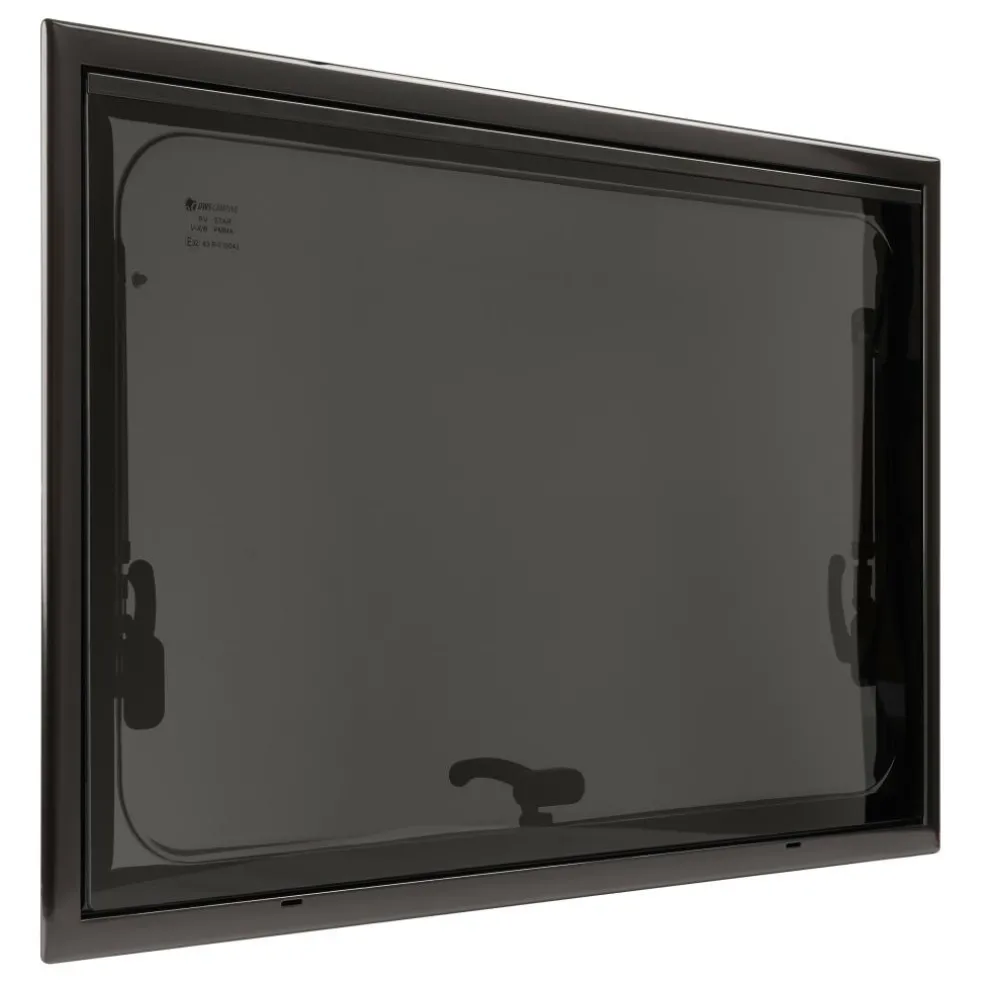 DWS Camping Rechthoekig klapraam inclusief combihor zwart 800 x 400 mm