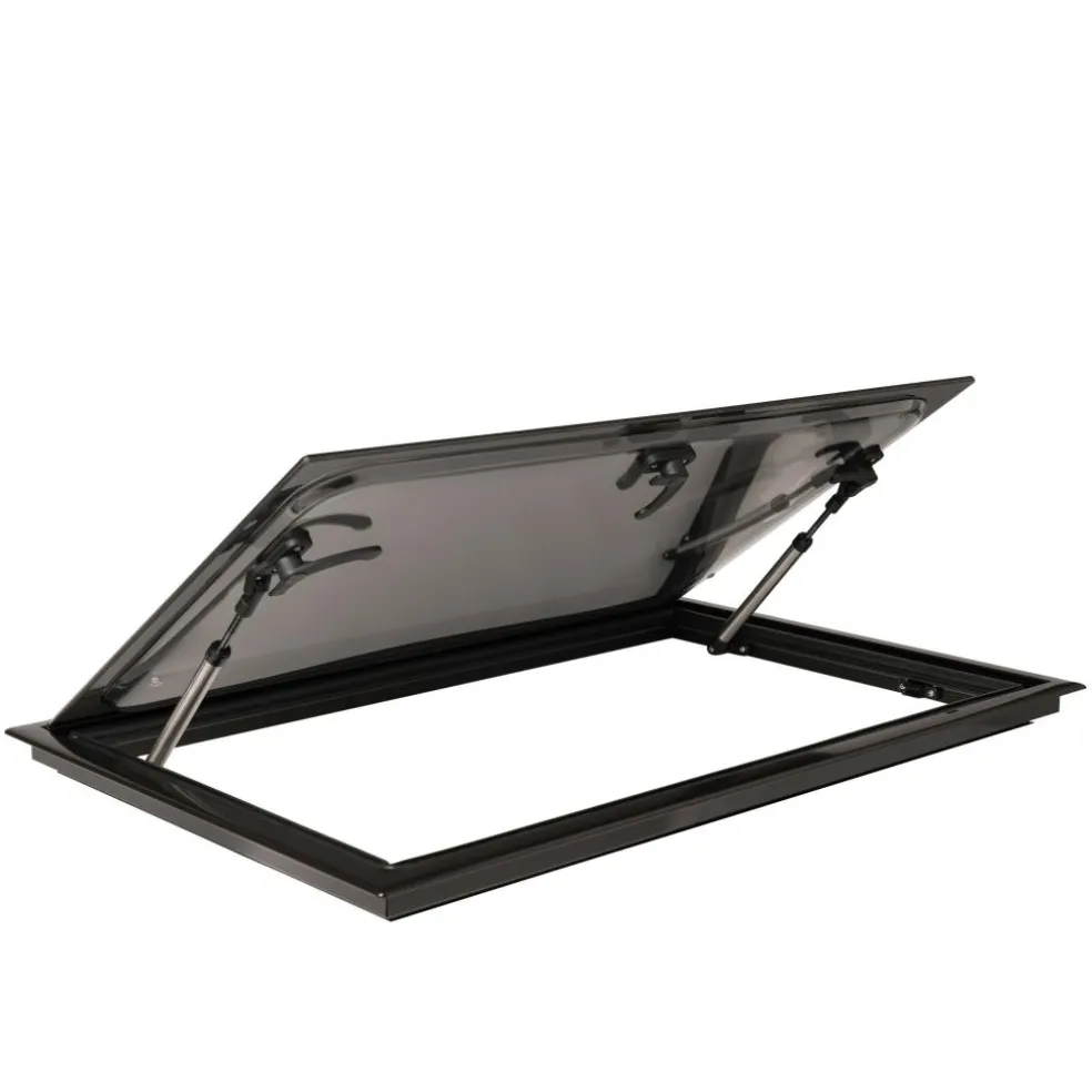 DWS Camping Rechthoekig klapraam inclusief combihor zwart 700 x 400 mm