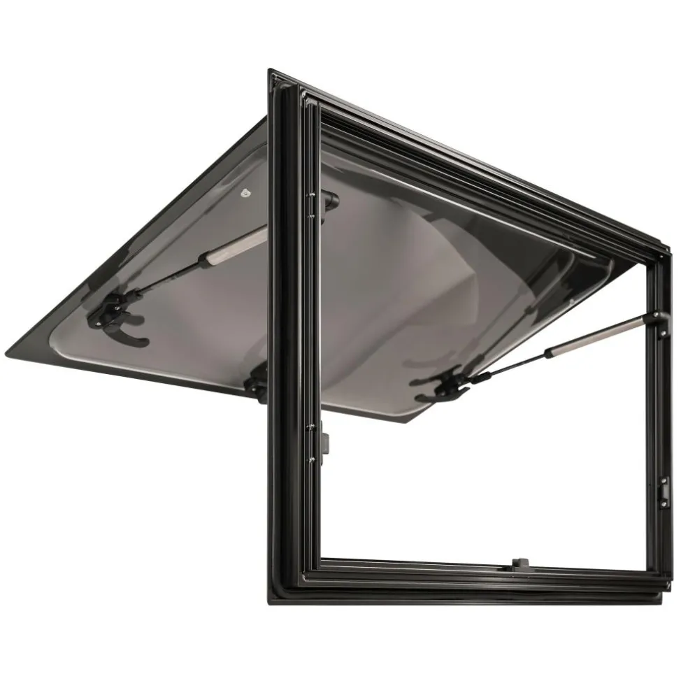 DWS Camping Rechthoekig klapraam inclusief combihor zwart 700 x 400 mm