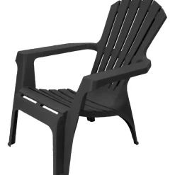 DWS Dolomiti stapelbare tuinstoel antraciet per 6 stuks