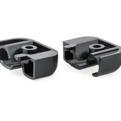 DWS Eindstukken voor scharnierlijst zwart links en  rechts