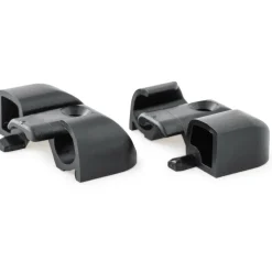 DWS Eindstukken voor scharnierlijst zwart links en  rechts