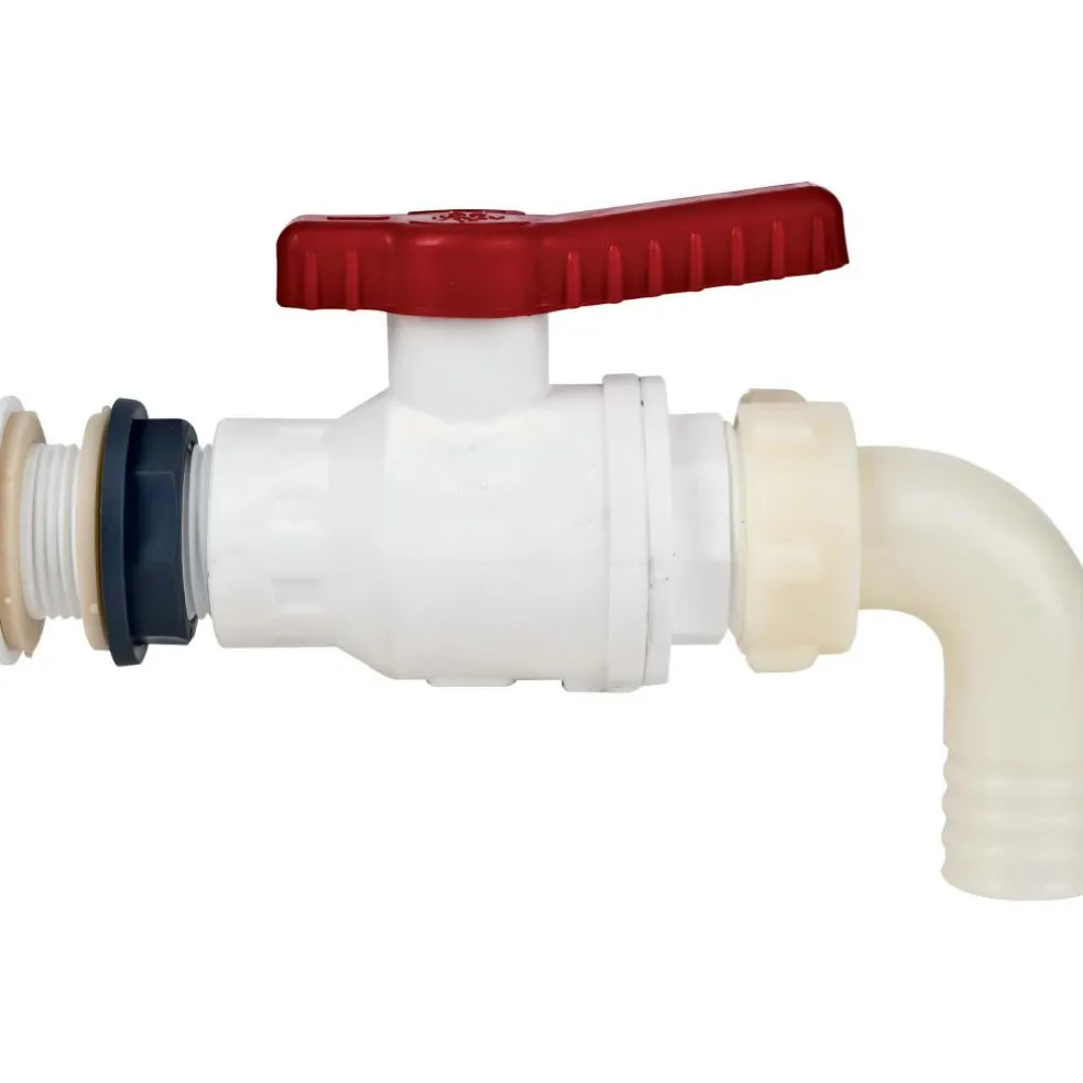 DWS Haakse kogelkraan 20 mm 1/2"