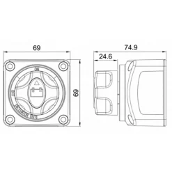 DWS Hoofdstroomschakelaar 200A