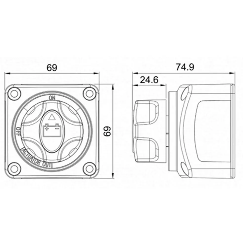 DWS Hoofdstroomschakelaar 200A