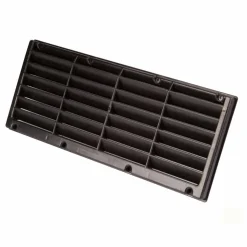 DWS Koelkast ventilatierooster met muggengaas 365 x 140 mm zwart