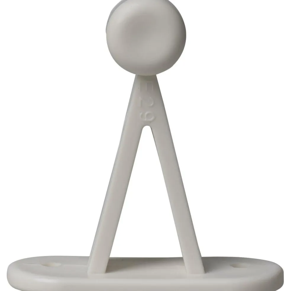 DWS Kunststof deurvanger verend wit