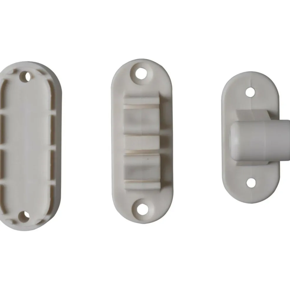 DWS Kunststof deurvanger verend wit