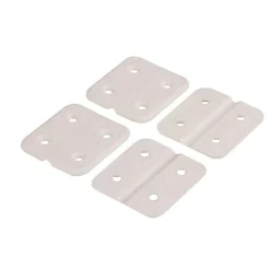 DWS Kunststof scharnieren wit 4 stuks
