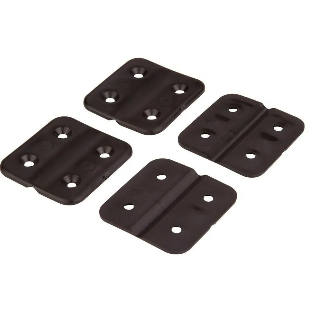 DWS Kunststof scharnieren zwart 4 stuks