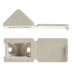 DWS Meubelverbinders 2 gaats magnolia per 10 stuks