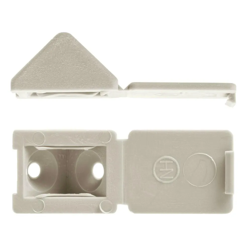 DWS Meubelverbinders 2 gaats magnolia per 10 stuks