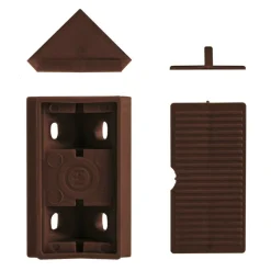 DWS Meubelverbinders 4 gaats bruin per 10 stuks