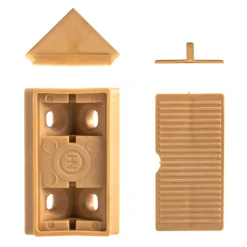 DWS Meubelverbinders 4 gaats caramel per 10 stuks