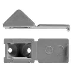 DWS Meubelverbinders 2 gaats grijs per 10 stuks