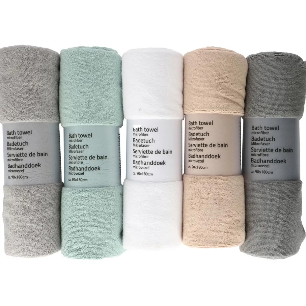 DWS Microvezel handdoek assorti 90 x 180 cm