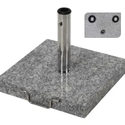 DWS Parasolvoet Graniet donkergrijs