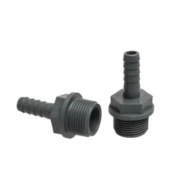 DWS PVC slangtule buitendraad 3/4 inch x 12 mm