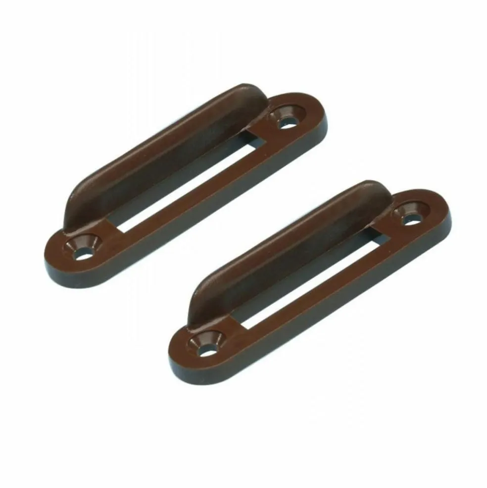 DWS Schootplaatje bruin per 2 stuks