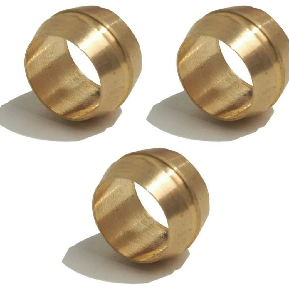 DWS snijring 8 mm 3 stuks messing