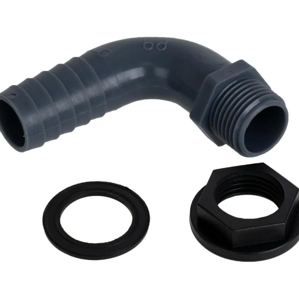 DWS Tankdoorvoer haaks 20 mm 1/2"