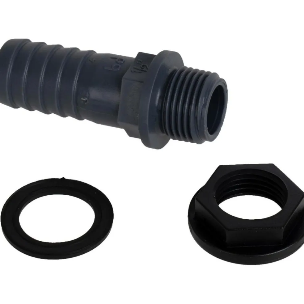 DWS tankdoorvoer recht 20 mm 1/2"