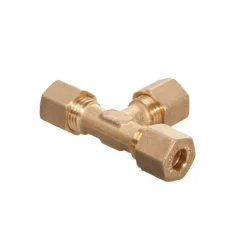 DWS T-stuk knelkoppeling 8 mm messing