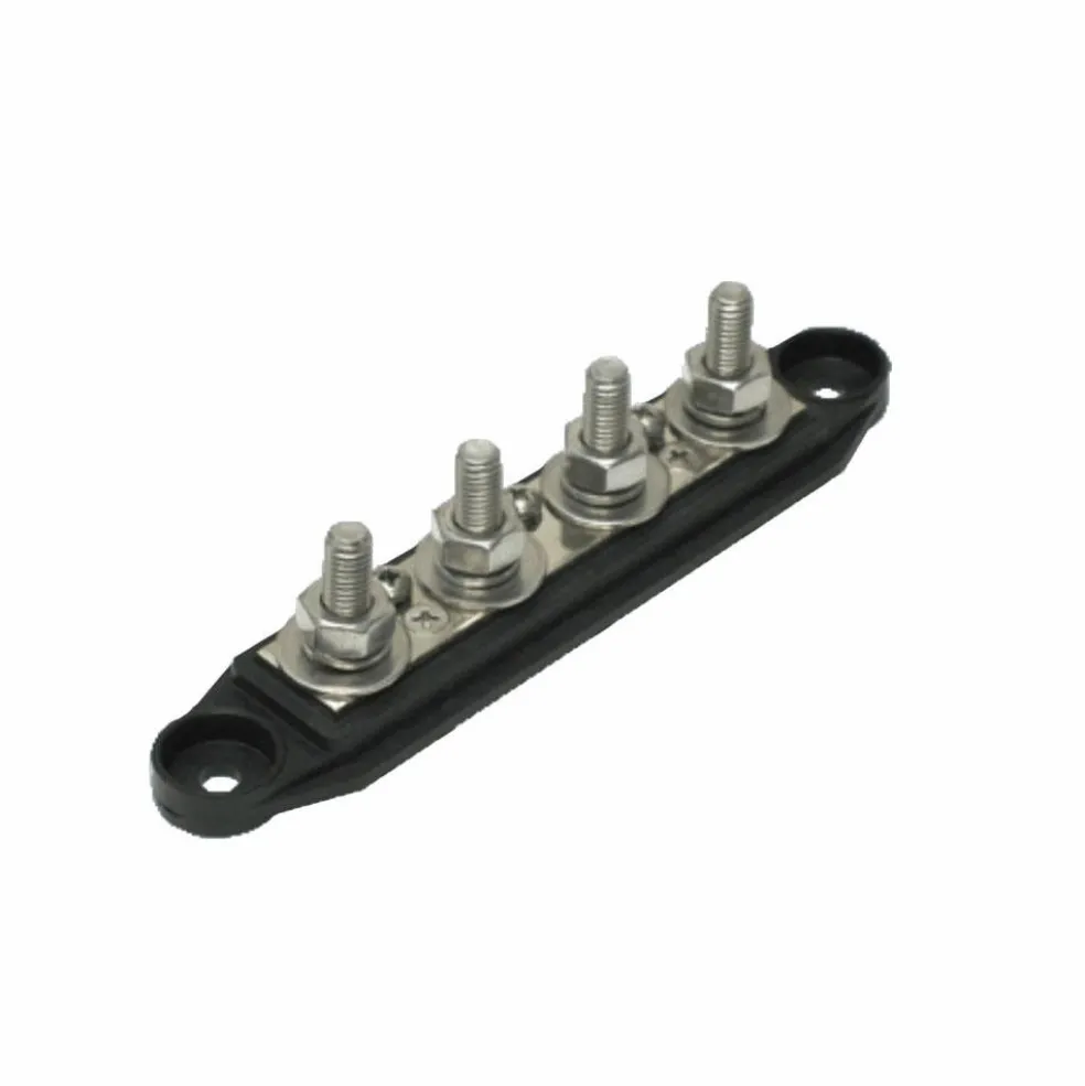 DWS Verdeelstrip 1 x M6 3 x M10 zwart