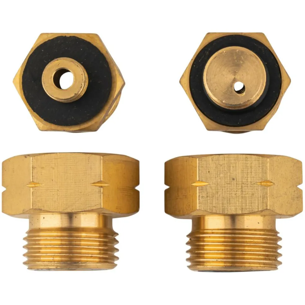 DWS Verloopset europa messing