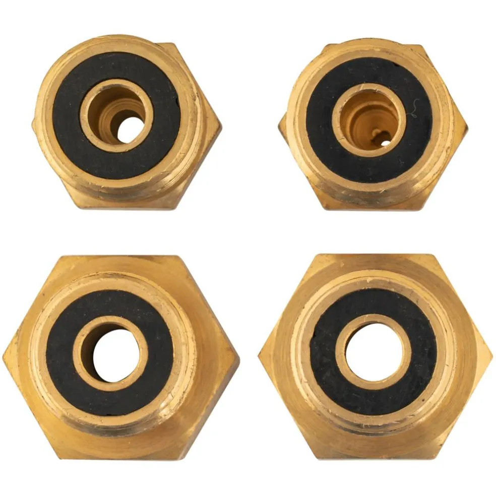 DWS Verloopset europa messing