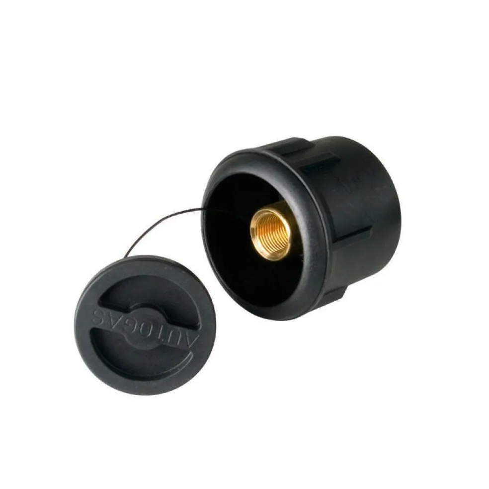 DWS Verzonken vulpot met vulkraan voor LPG tank recht