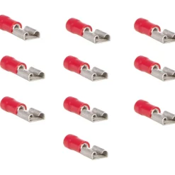 DWS Vlakstekkerhuls 4,8 mm rood per 10 stuks