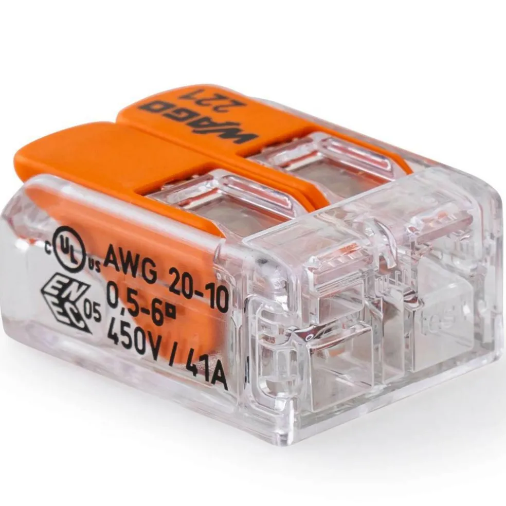 DWS Wago Compact 2-voudige lasklem 0,5 - 6 mm² per 5 stuks