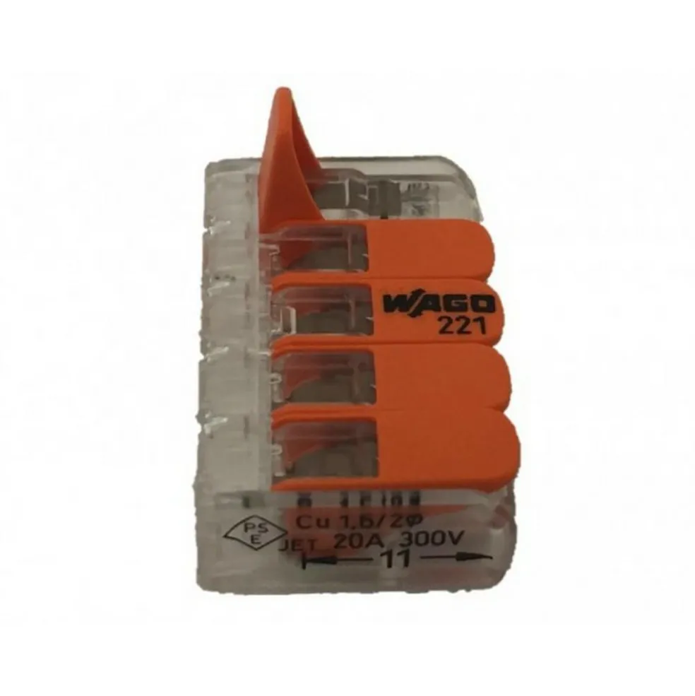 DWS Wago Compact 5-voudige lasklem 0,14 - 4 mm² per 5 stuks