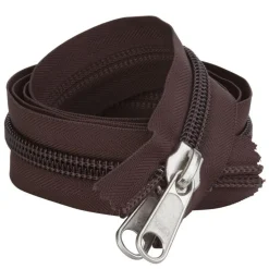 DWS YKK Rits op rol 120 cm brown