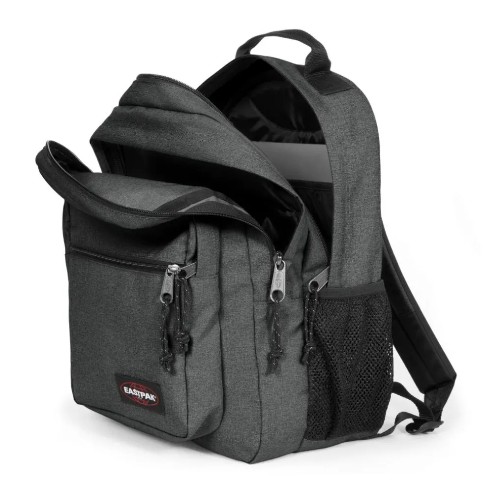 Eastpak Morius 15 inch laptop rugzak 34 liter black denim