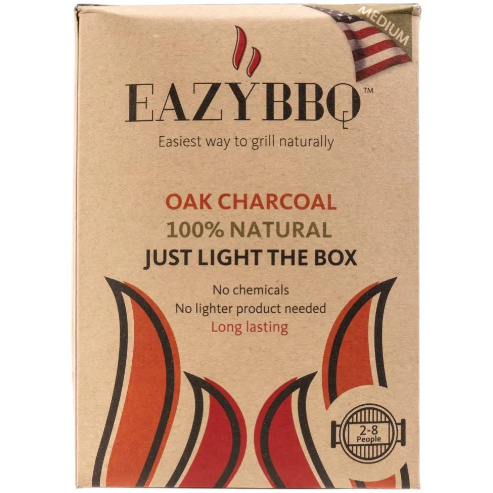 EAZYBBQ Family houtskool 1,6 kg