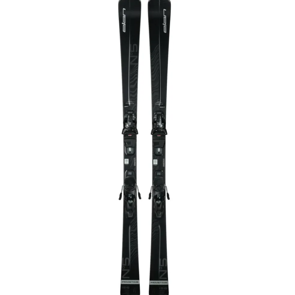 Elan Primetime N°5 Black Edition 25 - 26 ski's dames met ELX 11.0 GW Shift