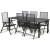 ENGARDEN by Kettler  Strek 220 Siero 6 verstelbaar tuinset antraciet
