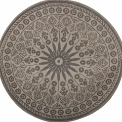 Esschert Design Rond buitenkleed ø 166 cm grey