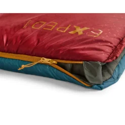 Exped Megasleep Duo 2-persoons slaapzak burgundy ocean
