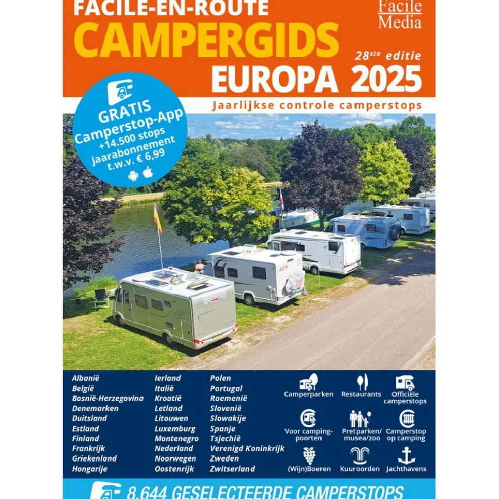 Facile en Route Europa campergids 2025