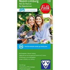 Falk 19 Noord-Limburg met De Peel en De Maasduinen  fietskaart