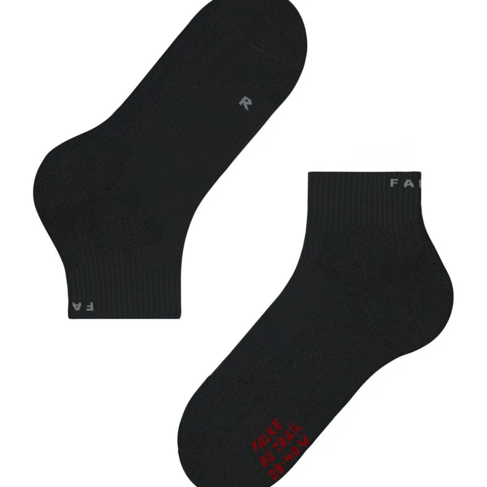 Falke RU Trail hardloopsokken heren black mix