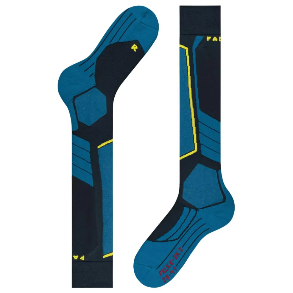 Falke SK2 Intermediate skisokken heren dark night